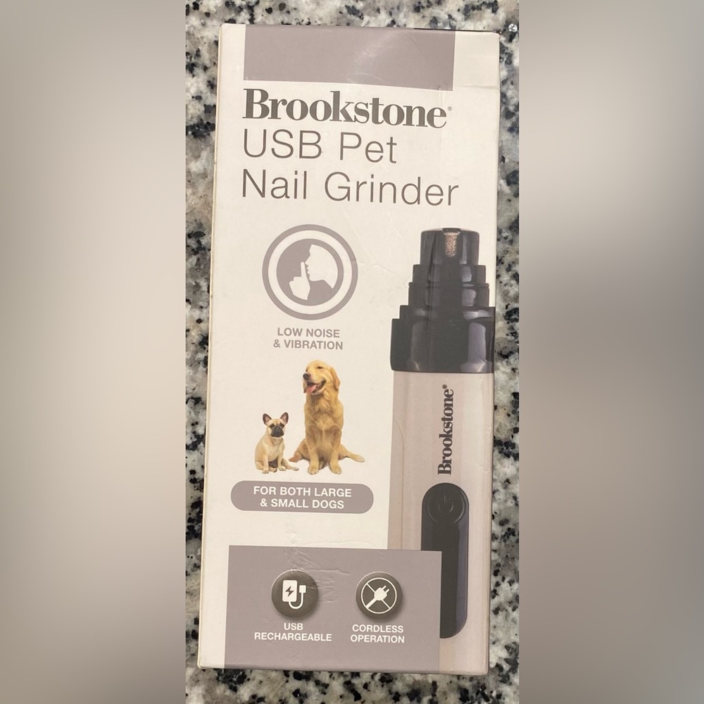 Brookstone Pet Nail Grinder USB